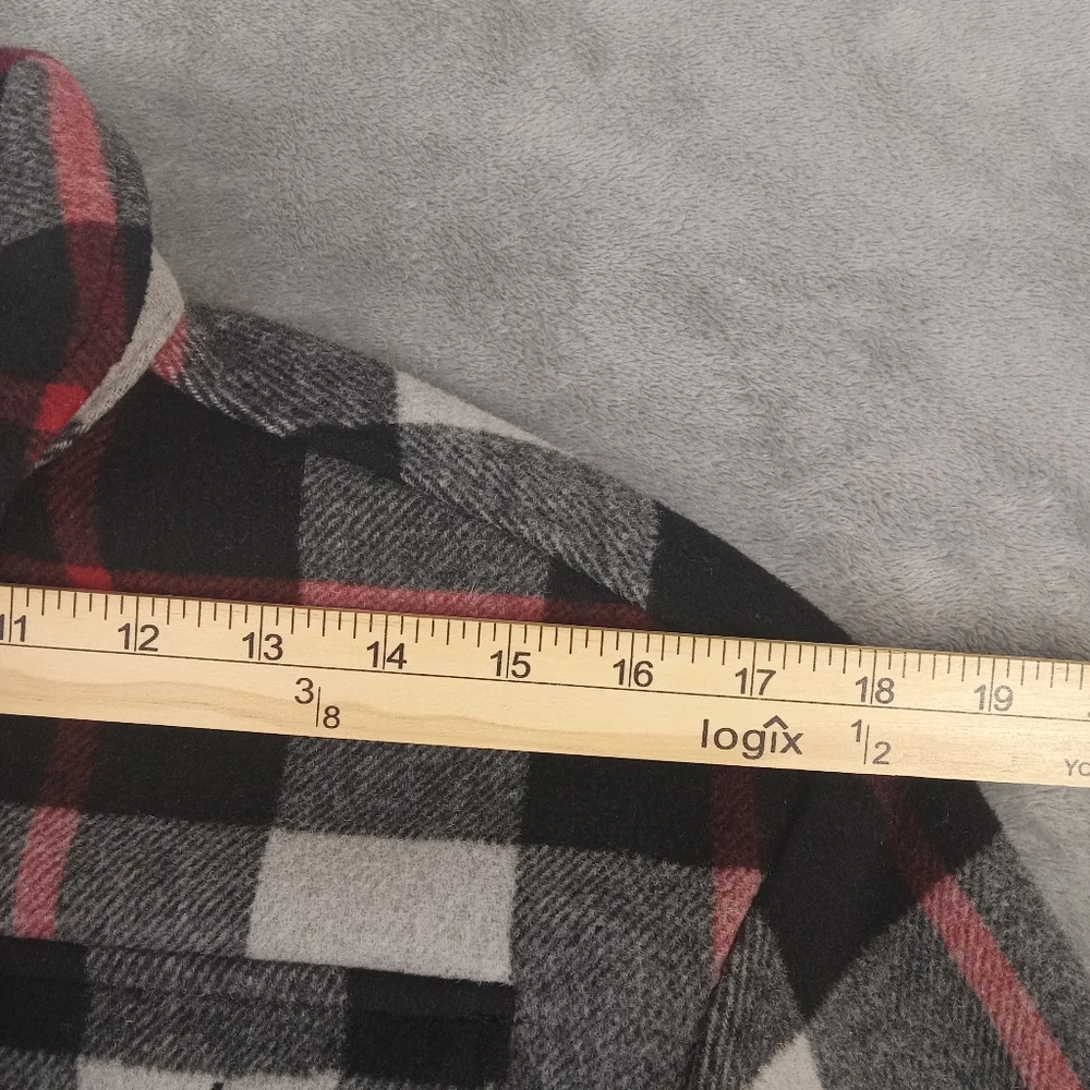 GAP Kids Black and White Plaid  Flannel Shirt Size XS. Kids 4-5 Years - Picture 9 of 14